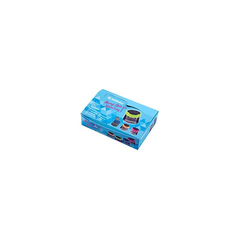 Espositore 16 temperamatite a 2 fori con serbatoio Donau in colori assortiti - 330373912